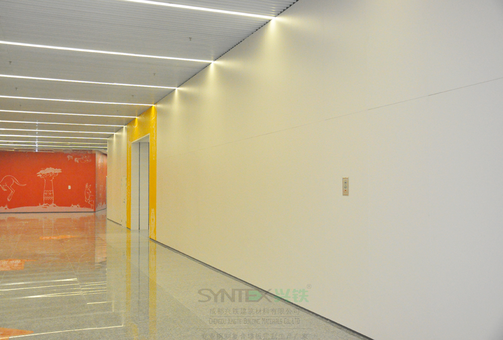 医院过道用钢制复合墙板